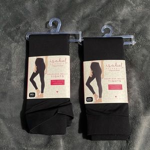 Isabel Maternity Black Tights